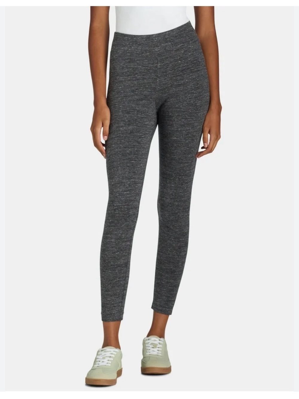 New Balance Women's Charcoal Heather Leggings